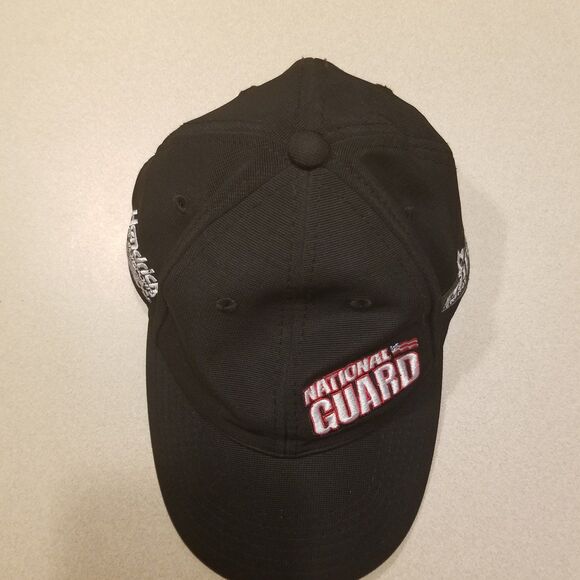 Dale Earnhardt, Jr. National Guard Black Flex HatSpandex mix Chase Authentics - Picture 5 of 7